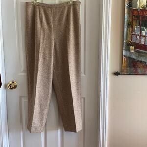 Talbots vintage 14 wool tweed lined trouser pants